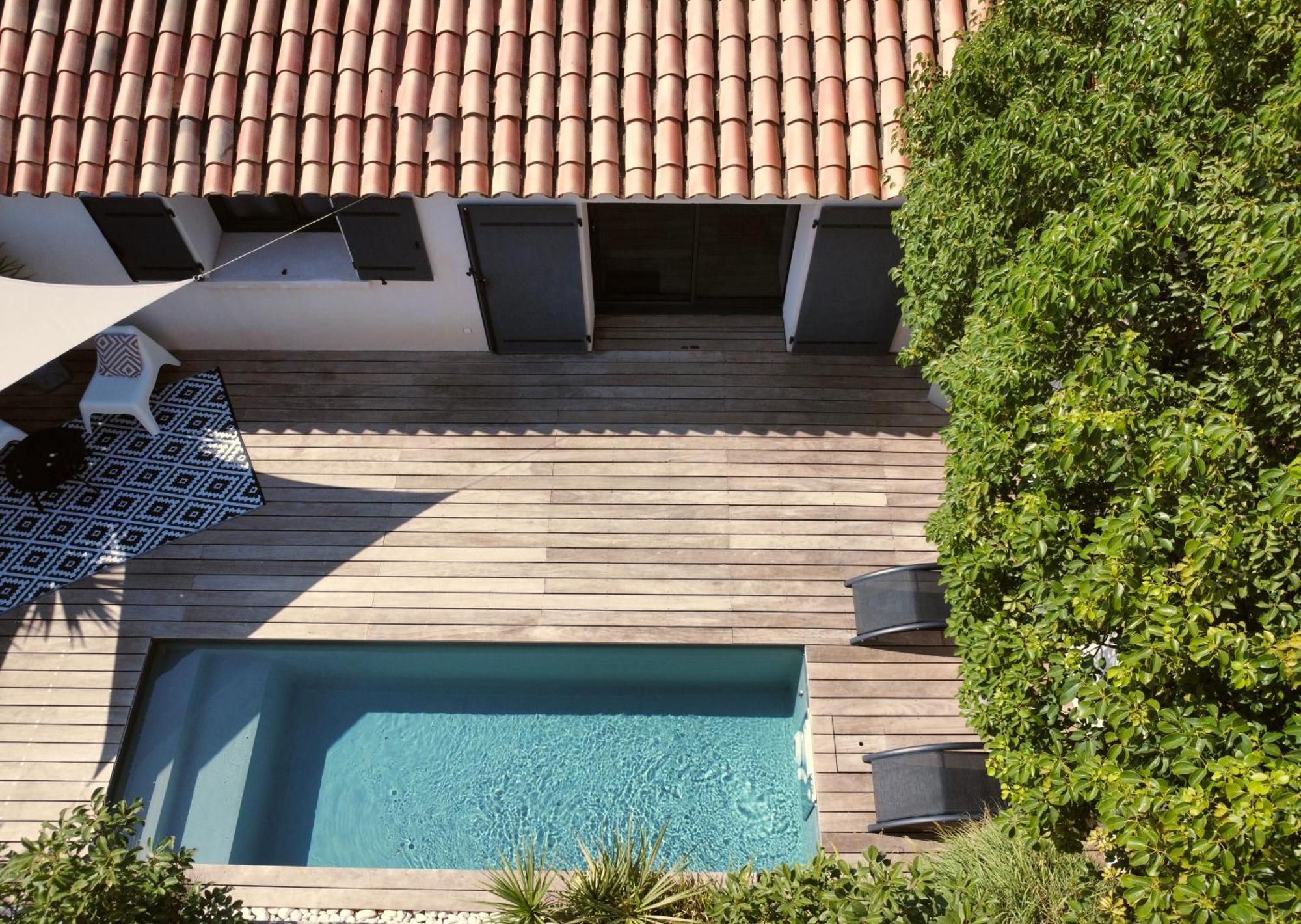 Maison Contemporaine Avec Piscine Privee Chauffee, Entre Plages Et Provence, Borne 11 Kw Istres Exterior foto